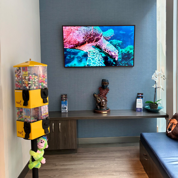 Waiting area at Belmont Dental Centre