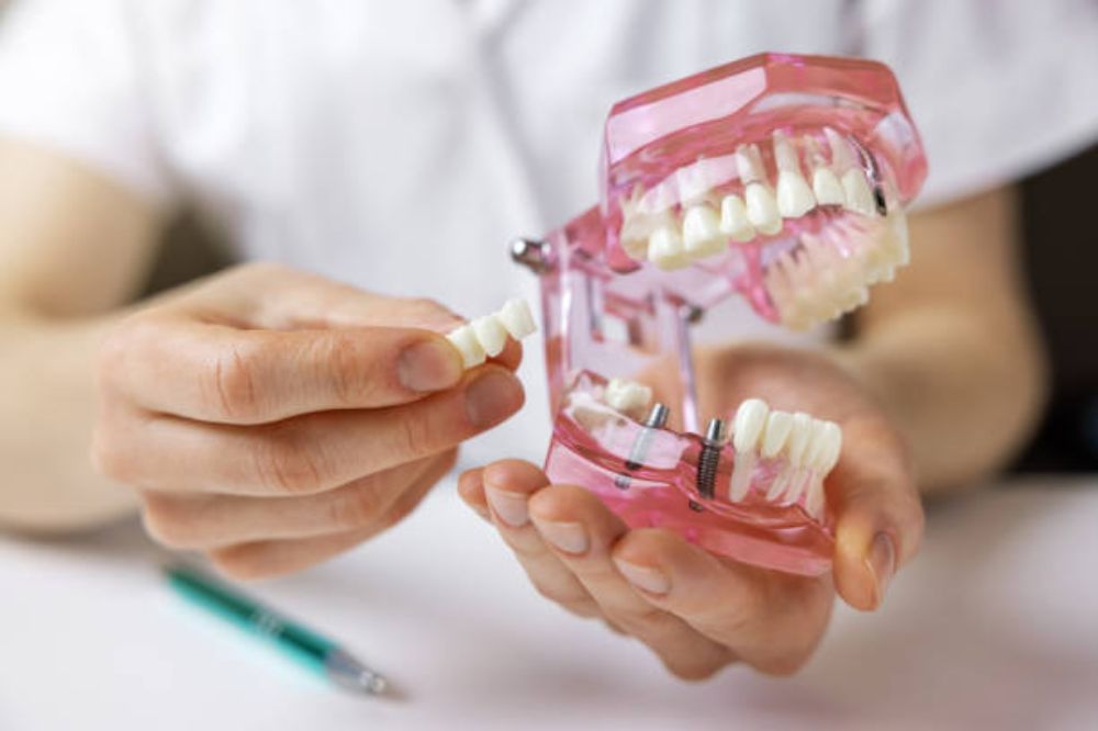 Dental visit for new dentures